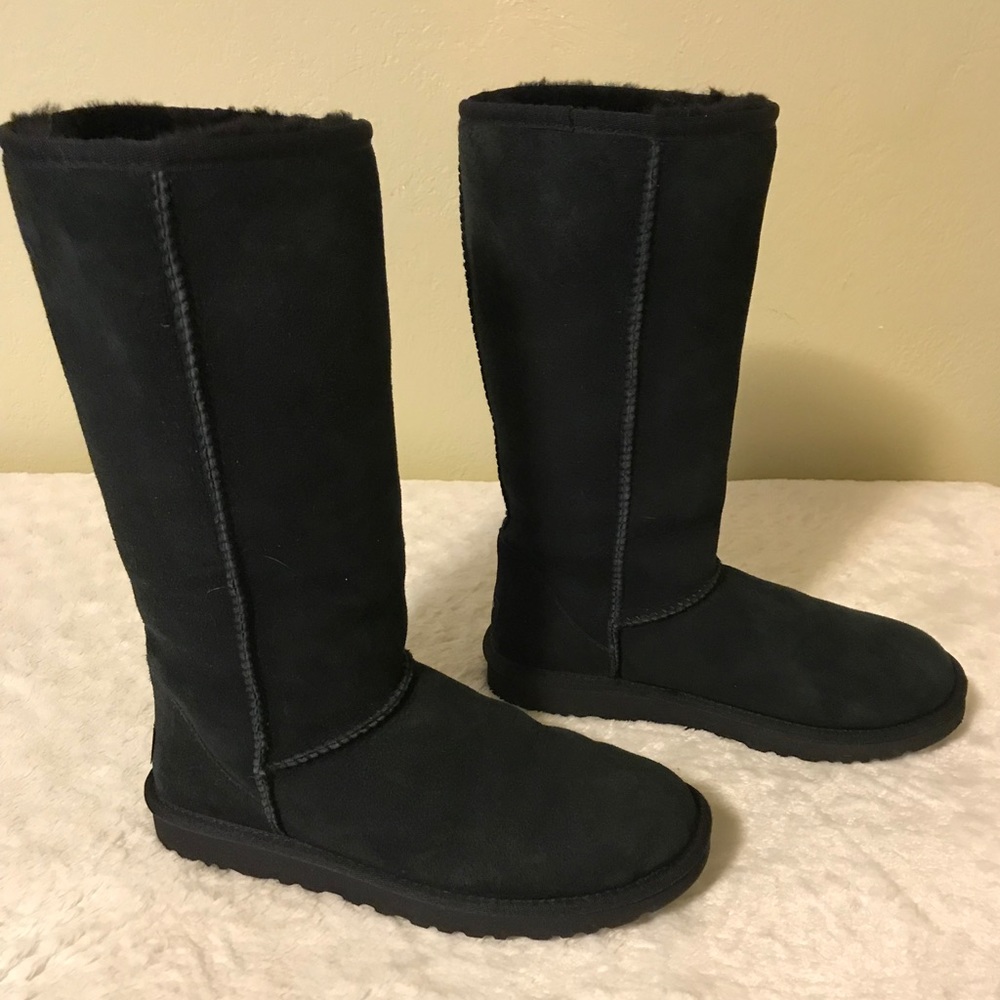UGG Brand New Black Classic Tall Boots 8